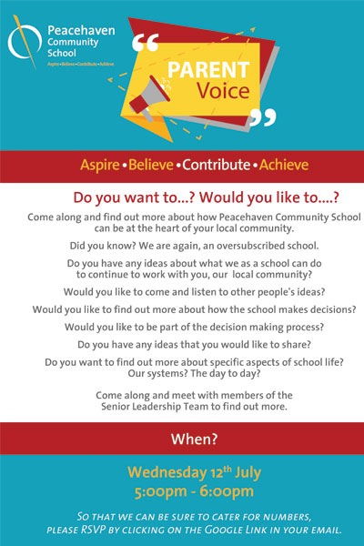 Peacehaven Community School - Parent Voice